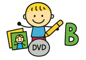 A keepsake families treasure personalized kids dvd keepsake illustration