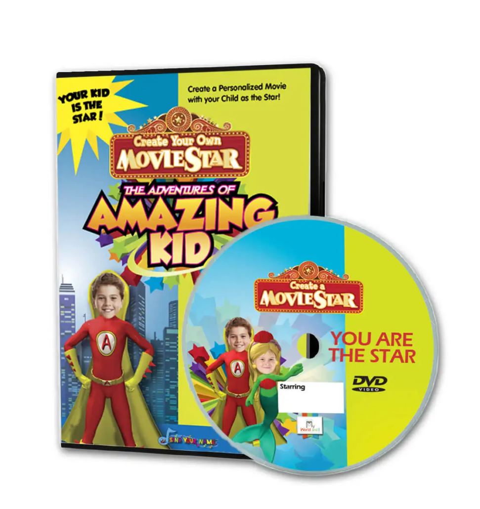 Amazing kid personalized DVD Cartoon