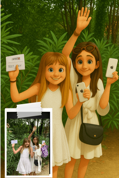 Pixar party portrait