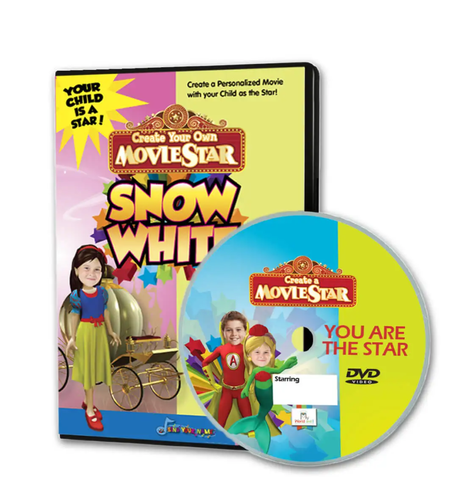 Snow white personalized DVD cartoon