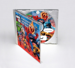 album de chanson personnalisé pour les garçons Spiderman