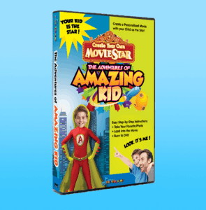 amazing Kid custom DVD with picture and name custom cartoon dvd amazing kid child