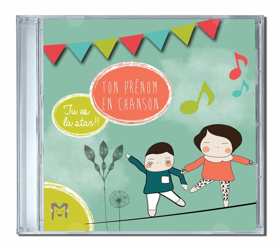CD prénom anniversaire Ma Musique pour moi CD personnalisé avec le prénom de l'enfant Ma Musique pour moi