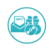 Choose your version of personalised children music available as MP3, CD gift box or both