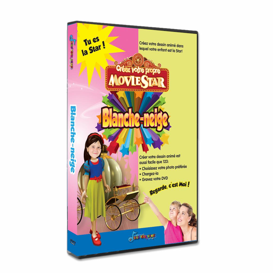 dvd_personnalise_blanche_neige Blanche neige DVD personnalisé pour enfant avec photo