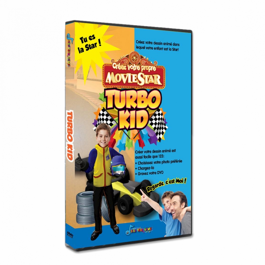 dvd_personnalise_turbo_kid DVD personnalisé enfant avec photo Turbo kid
