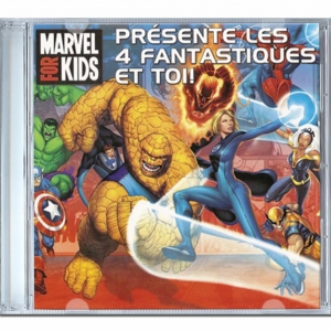 Cd personnalisé pour les enfants les 4 fantastiques
