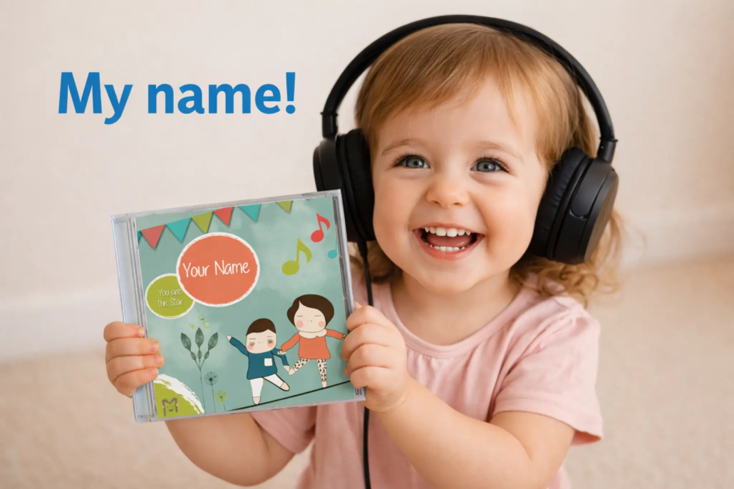 Personalised children’s music album that builds confidence, imagination and positive values