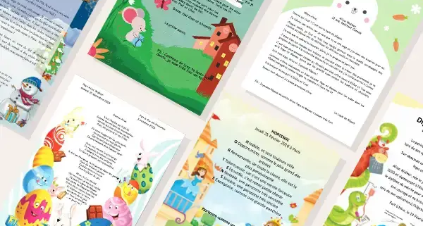 Personaliszed letters and poems