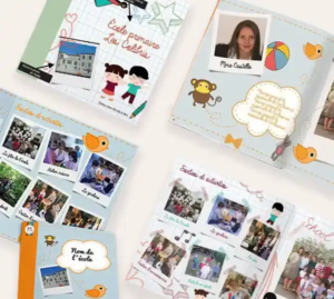 Personalized school memory books