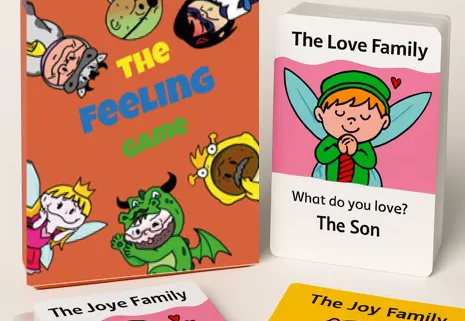 The feeling game to learn and manage emotions