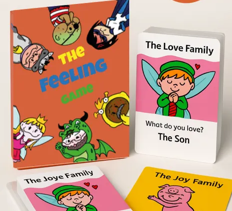 The feeling game to learn and manage emotions